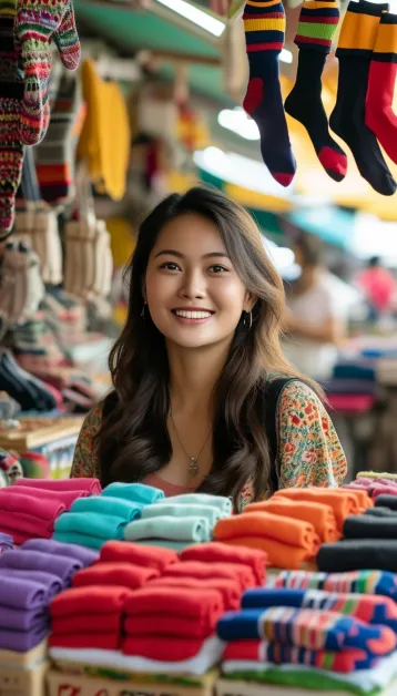 ถุงเท้าคุณภาพดีราคาย่อมเยา จากโรงงานโดยตรง พร้อมจัดส่งทั่วอุตรดิตถ์ เหมาะสำหรับทั้งค้าส่งและค้าปลีก ร้าน ถุงเท้าราคาส่ง จังหวัดอุตรดิตถ์