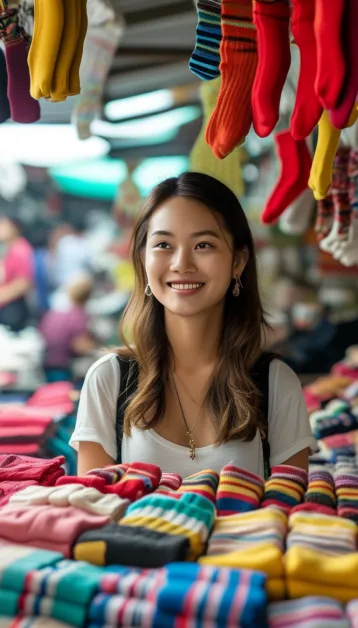 ถุงเท้าขายส่งราคาถูก คุณภาพดี ส่งตรงจากโรงงานถึงร้านค้าในสงขลา ร้าน ถุงเท้าราคาส่ง จังหวัดสงขล