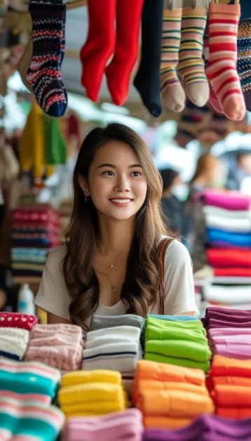 ถุงเท้าราคาสุดคุ้ม ขายส่งตรงจากโรงงาน พร้อมบริการจัดส่งทั่วจังหวัดสงขลา ชั้นจัดวางถุงเท้ จังหวัดสงขลา