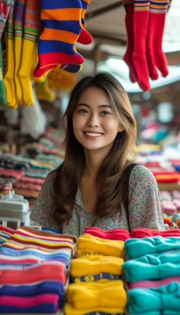 ถุงเท้าขายส่งราคาถูกจากโรงงานโดยตรง พร้อมจัดส่งถึงจังหวัดเชียงใหม่ คุณภาพดี ราคาประหยัด เหมาะกับร้านค้าในตัวเมืองและอำเภอรอบนอก ร้าน ถุงเท้าราคาส่ง จังหวัดเชียงใหม่