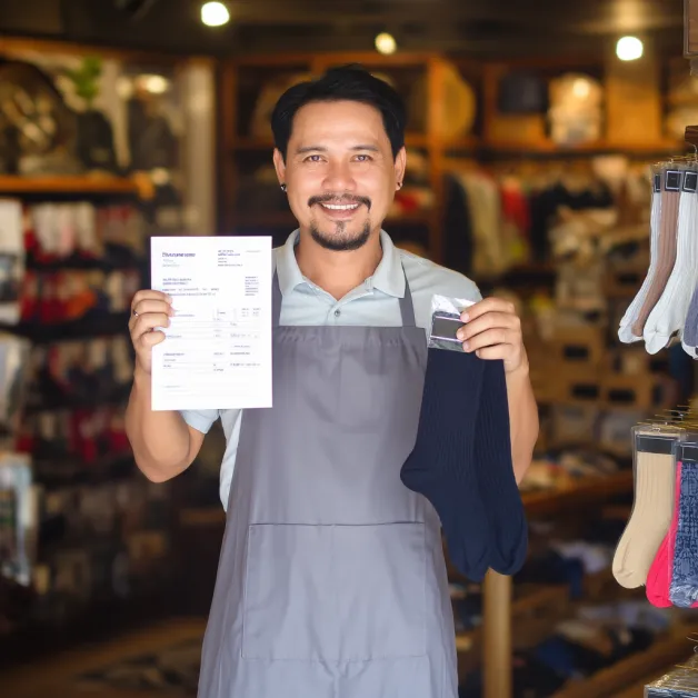 คุณต้น รีวิว ลูกค้าขายส่ง ถุงเท้าราคาถูก